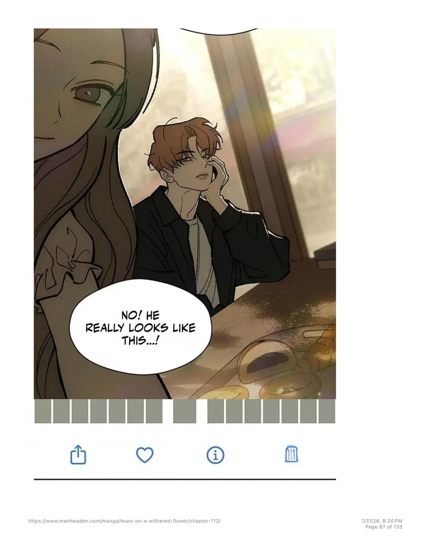 Read Tears on a Withered Flower chapter 112 image 85 on Lezhin