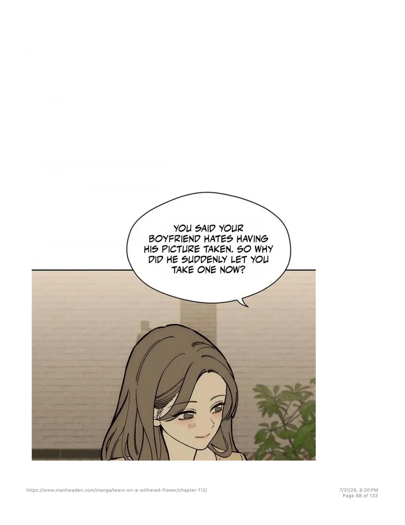 Read Tears on a Withered Flower chapter 112 image 86 on Lezhin