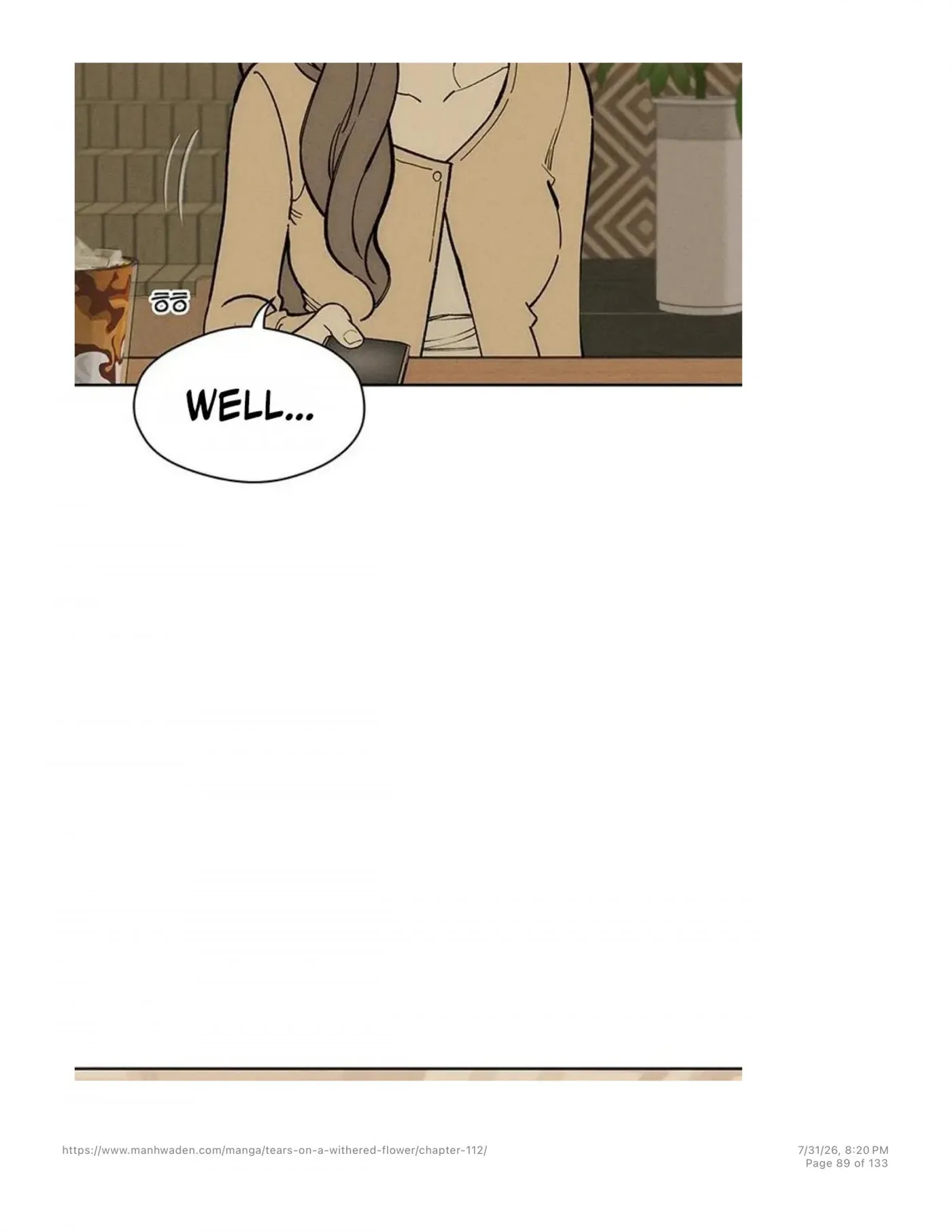Read Tears on a Withered Flower chapter 112 image 87 on Lezhin
