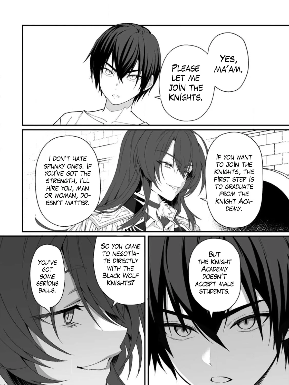 Teisou Gyakuten Sekai De Yuiitsu No Otoko Kishi No Ore, Onna Kishi Gakuen Ni Nyuugaku Shitara Nazeka Eiyou Atsukai Sareta ~Zetsurin Skill De Harem Musou~ Chapter 1 page 23 - 