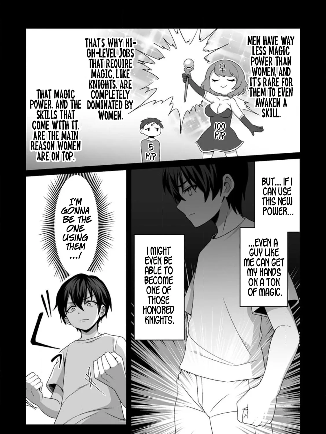 Teisou Gyakuten Sekai De Yuiitsu No Otoko Kishi No Ore, Onna Kishi Gakuen Ni Nyuugaku Shitara Nazeka Eiyou Atsukai Sareta ~Zetsurin Skill De Harem Musou~ Chapter 1 page 9 - 