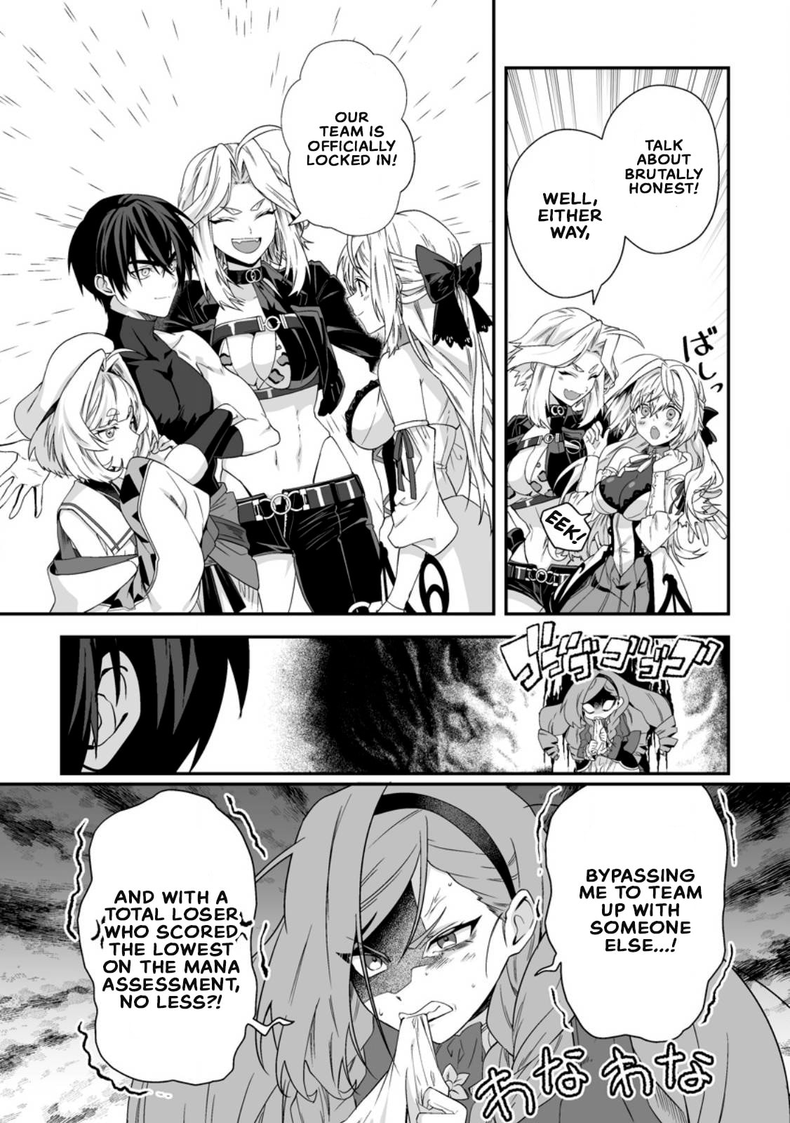Teisou Gyakuten Sekai De Yuiitsu No Otoko Kishi No Ore, Onna Kishi Gakuen Ni Nyuugaku Shitara Nazeka Eiyou Atsukai Sareta ~Zetsurin Skill De Harem Musou~ Chapter 11.2 page 5 - 