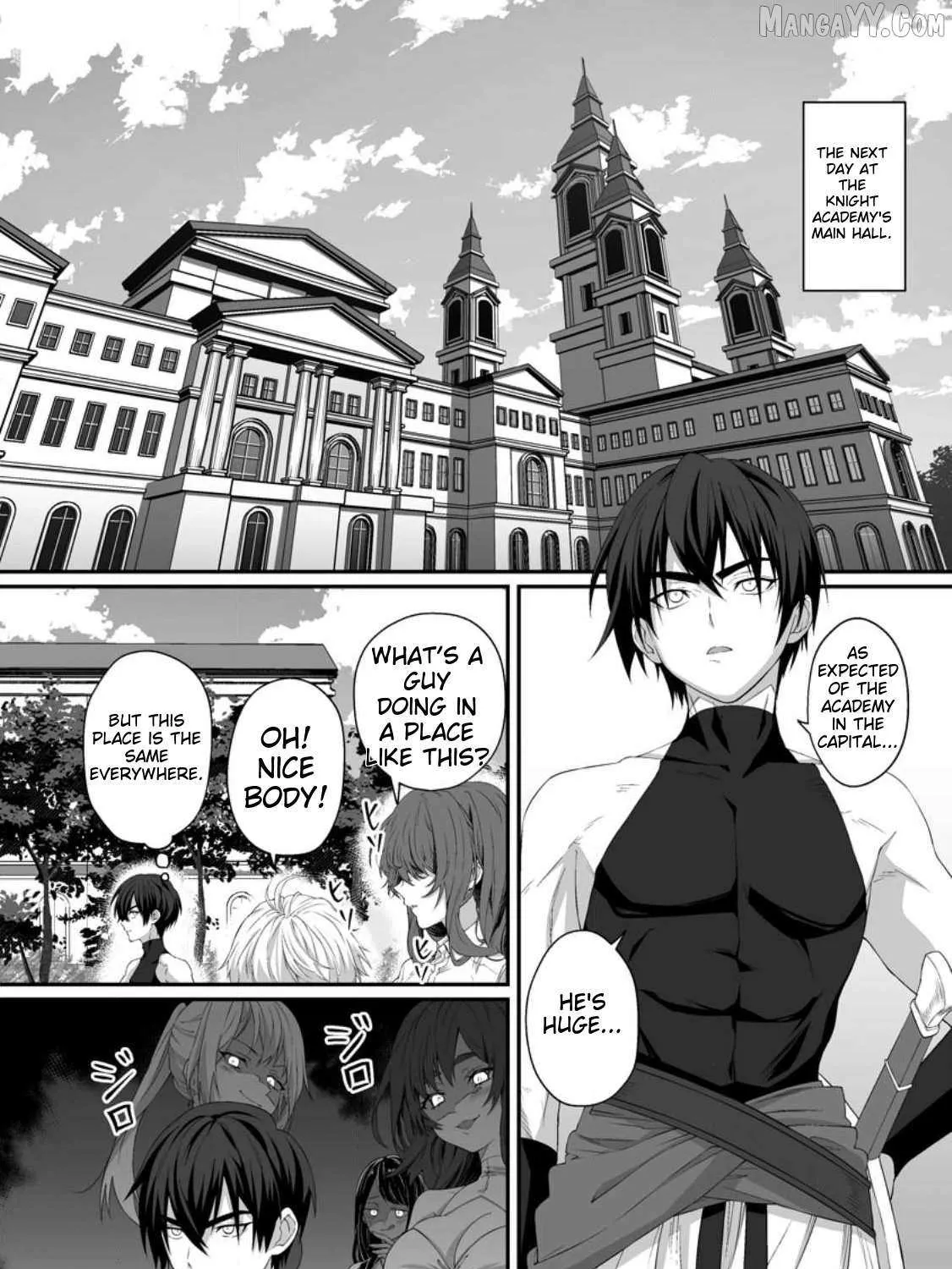 Teisou Gyakuten Sekai De Yuiitsu No Otoko Kishi No Ore, Onna Kishi Gakuen Ni Nyuugaku Shitara Nazeka Eiyou Atsukai Sareta ~Zetsurin Skill De Harem Musou~ Chapter 2.2 page 11 - 