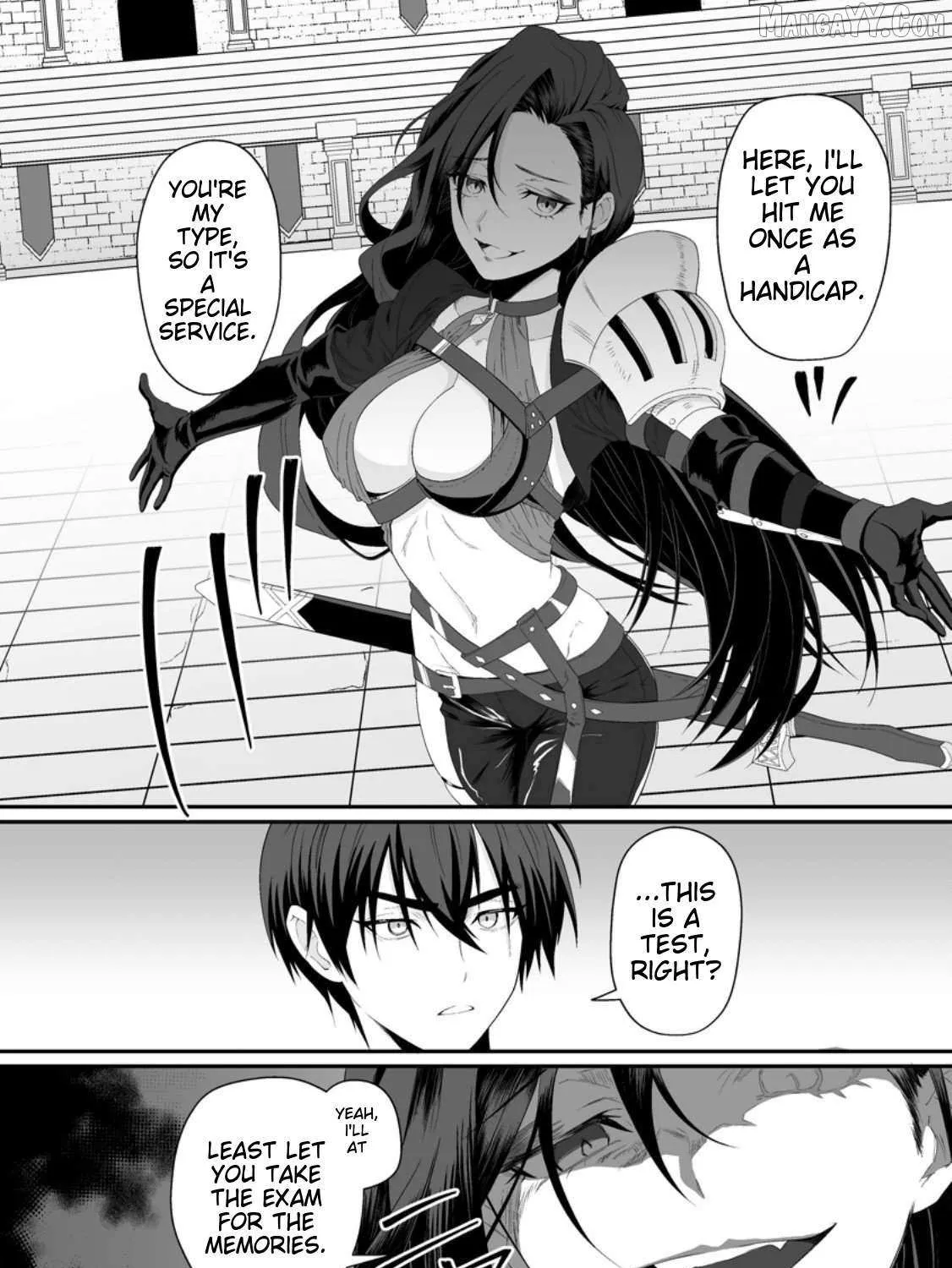 Teisou Gyakuten Sekai De Yuiitsu No Otoko Kishi No Ore, Onna Kishi Gakuen Ni Nyuugaku Shitara Nazeka Eiyou Atsukai Sareta ~Zetsurin Skill De Harem Musou~ Chapter 2.3 page 12 - 
