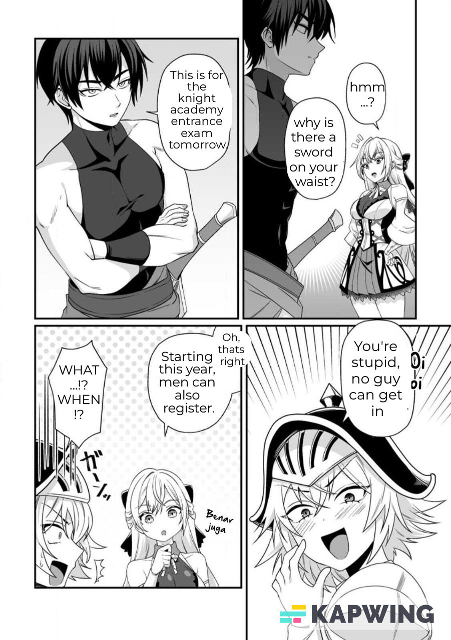 Teisou Gyakuten Sekai De Yuiitsu No Otoko Kishi No Ore, Onna Kishi Gakuen Ni Nyuugaku Shitara Nazeka Eiyou Atsukai Sareta ~Zetsurin Skill De Harem Musou~ Chapter 2 page 13 - 