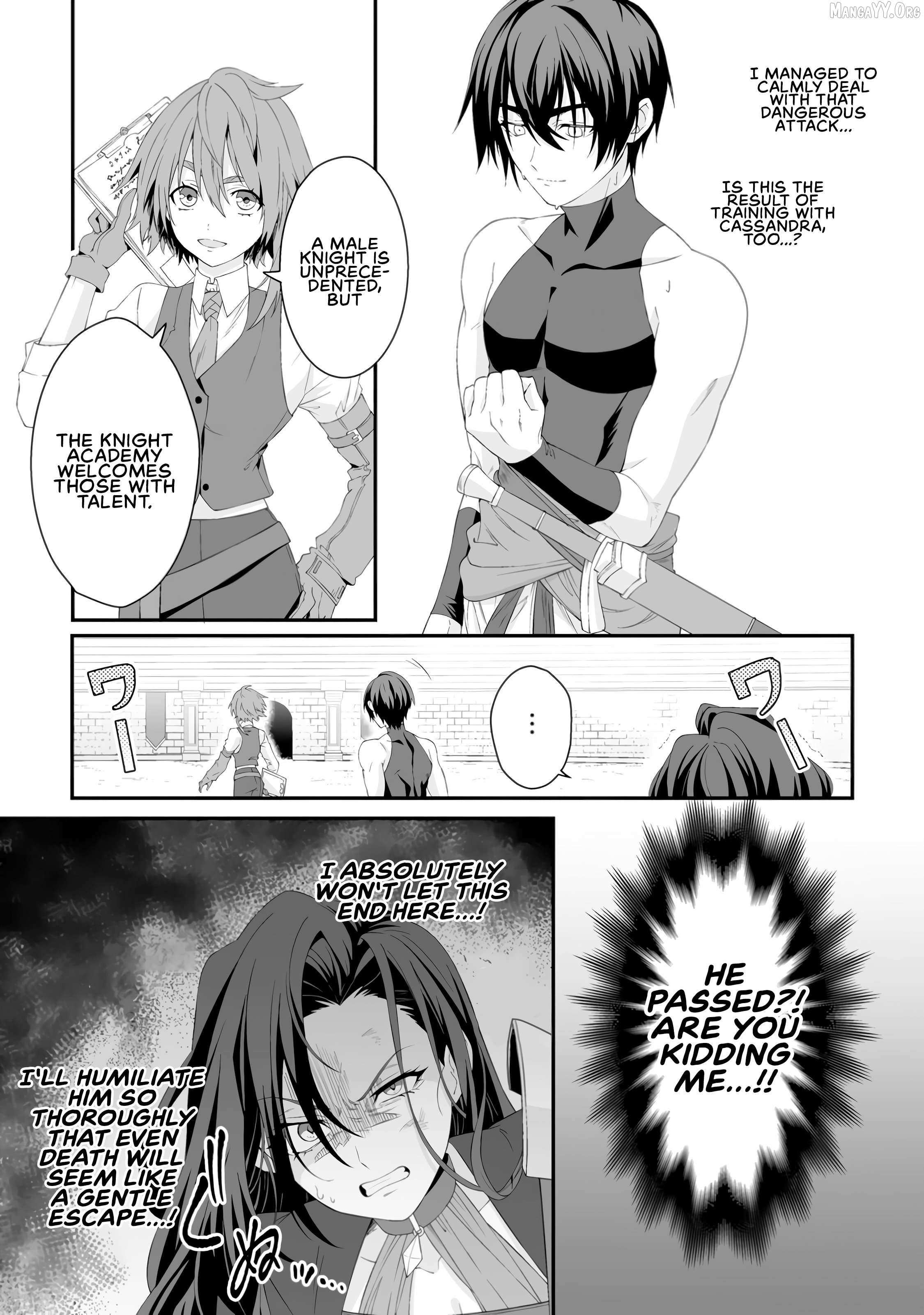 Teisou Gyakuten Sekai De Yuiitsu No Otoko Kishi No Ore, Onna Kishi Gakuen Ni Nyuugaku Shitara Nazeka Eiyou Atsukai Sareta ~Zetsurin Skill De Harem Musou~ Chapter 3 page 11 - 