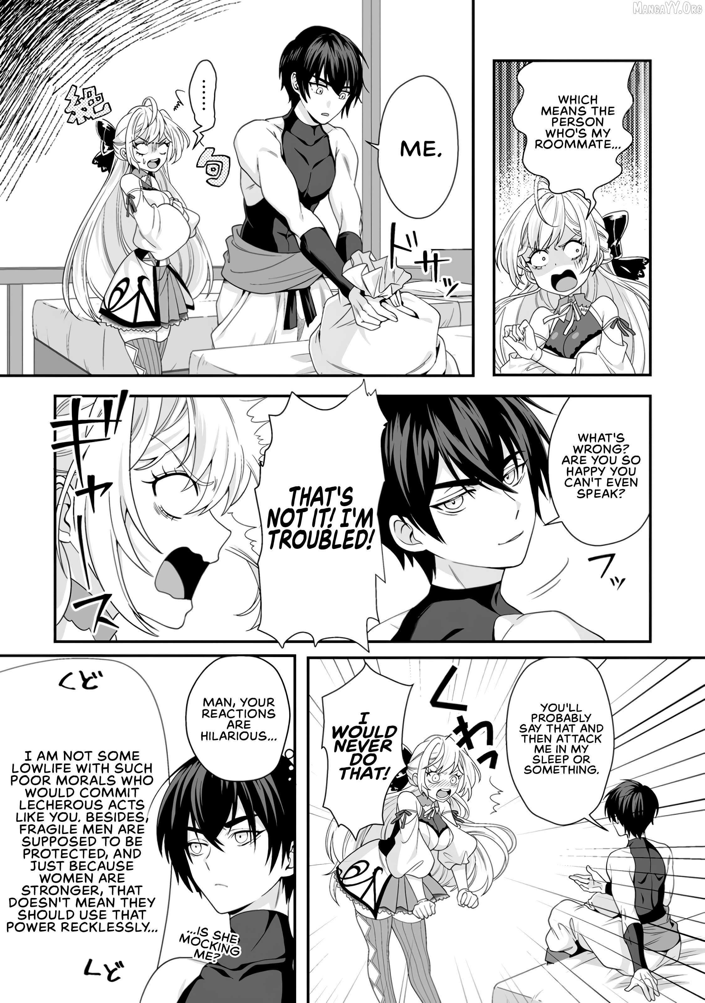 Teisou Gyakuten Sekai De Yuiitsu No Otoko Kishi No Ore, Onna Kishi Gakuen Ni Nyuugaku Shitara Nazeka Eiyou Atsukai Sareta ~Zetsurin Skill De Harem Musou~ Chapter 3 page 16 - 