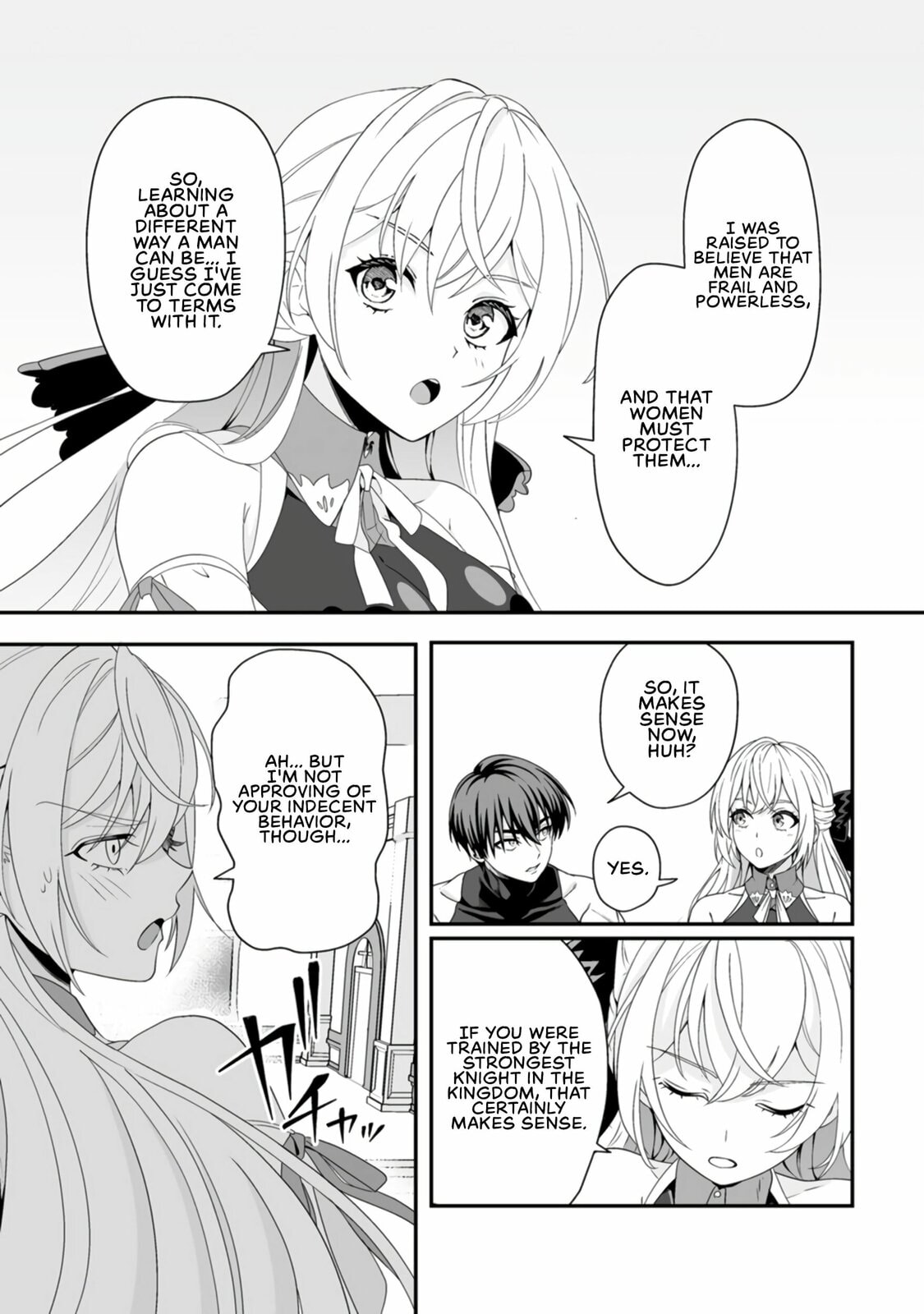 Teisou Gyakuten Sekai De Yuiitsu No Otoko Kishi No Ore, Onna Kishi Gakuen Ni Nyuugaku Shitara Nazeka Eiyou Atsukai Sareta ~Zetsurin Skill De Harem Musou~ Chapter 4 page 23 - 