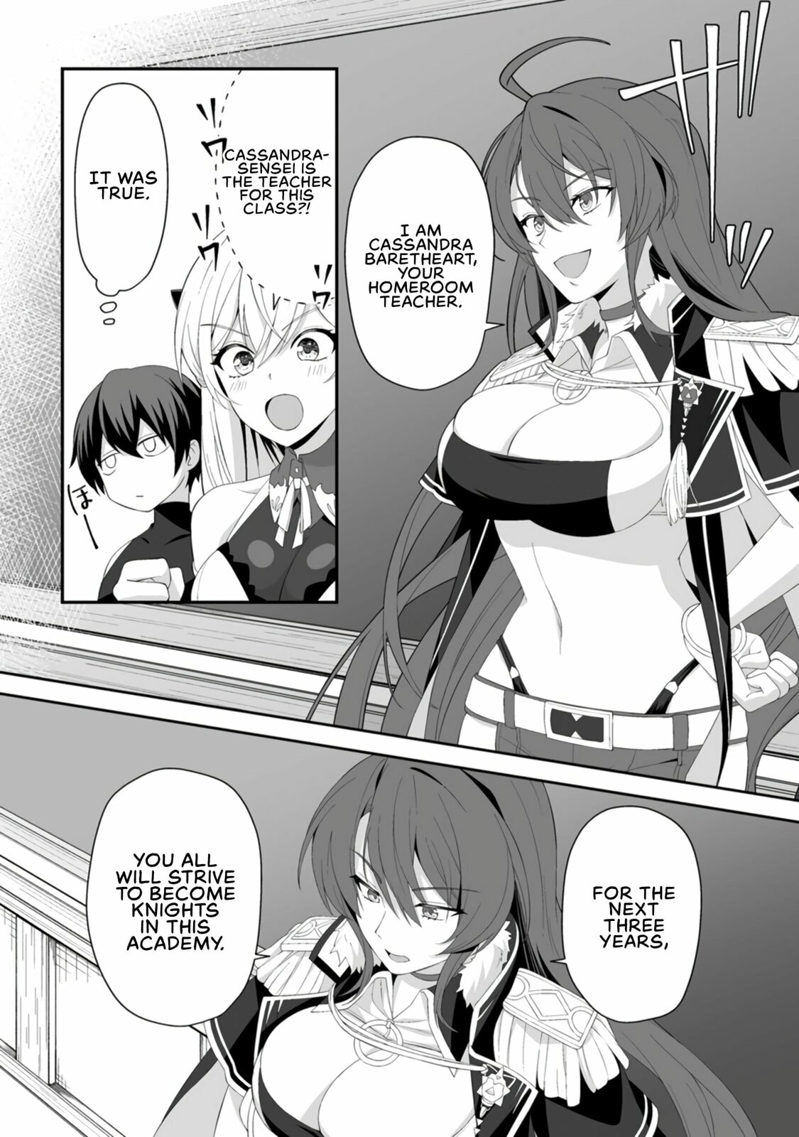 Teisou Gyakuten Sekai De Yuiitsu No Otoko Kishi No Ore, Onna Kishi Gakuen Ni Nyuugaku Shitara Nazeka Eiyou Atsukai Sareta ~Zetsurin Skill De Harem Musou~ Chapter 4 page 24 - 