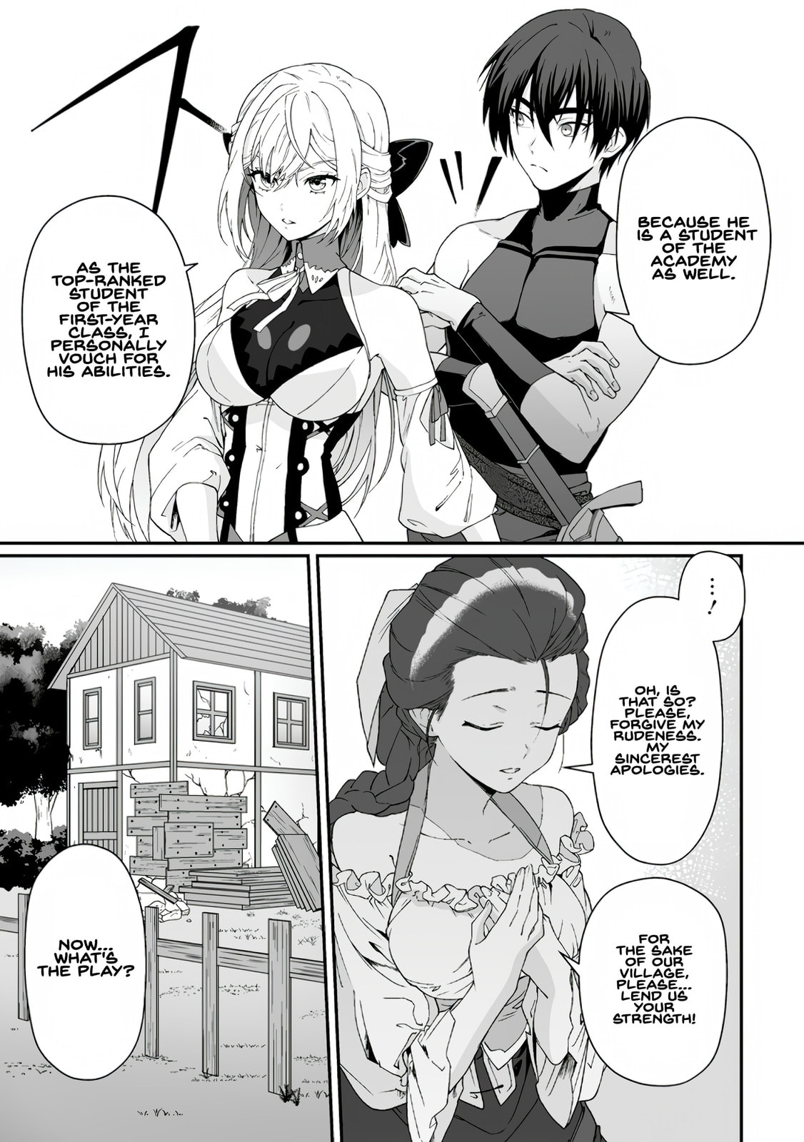Teisou Gyakuten Sekai De Yuiitsu No Otoko Kishi No Ore, Onna Kishi Gakuen Ni Nyuugaku Shitara Nazeka Eiyou Atsukai Sareta ~Zetsurin Skill De Harem Musou~ Chapter 8.1 page 3 - 