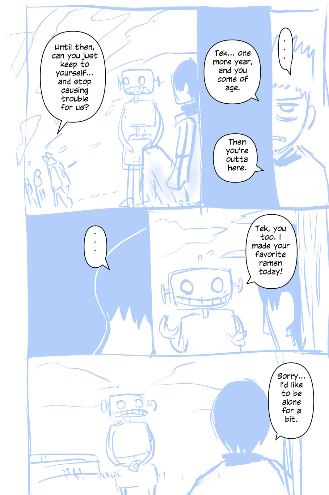Read TEKNO chapter 0.3 image 11 on Lezhin
