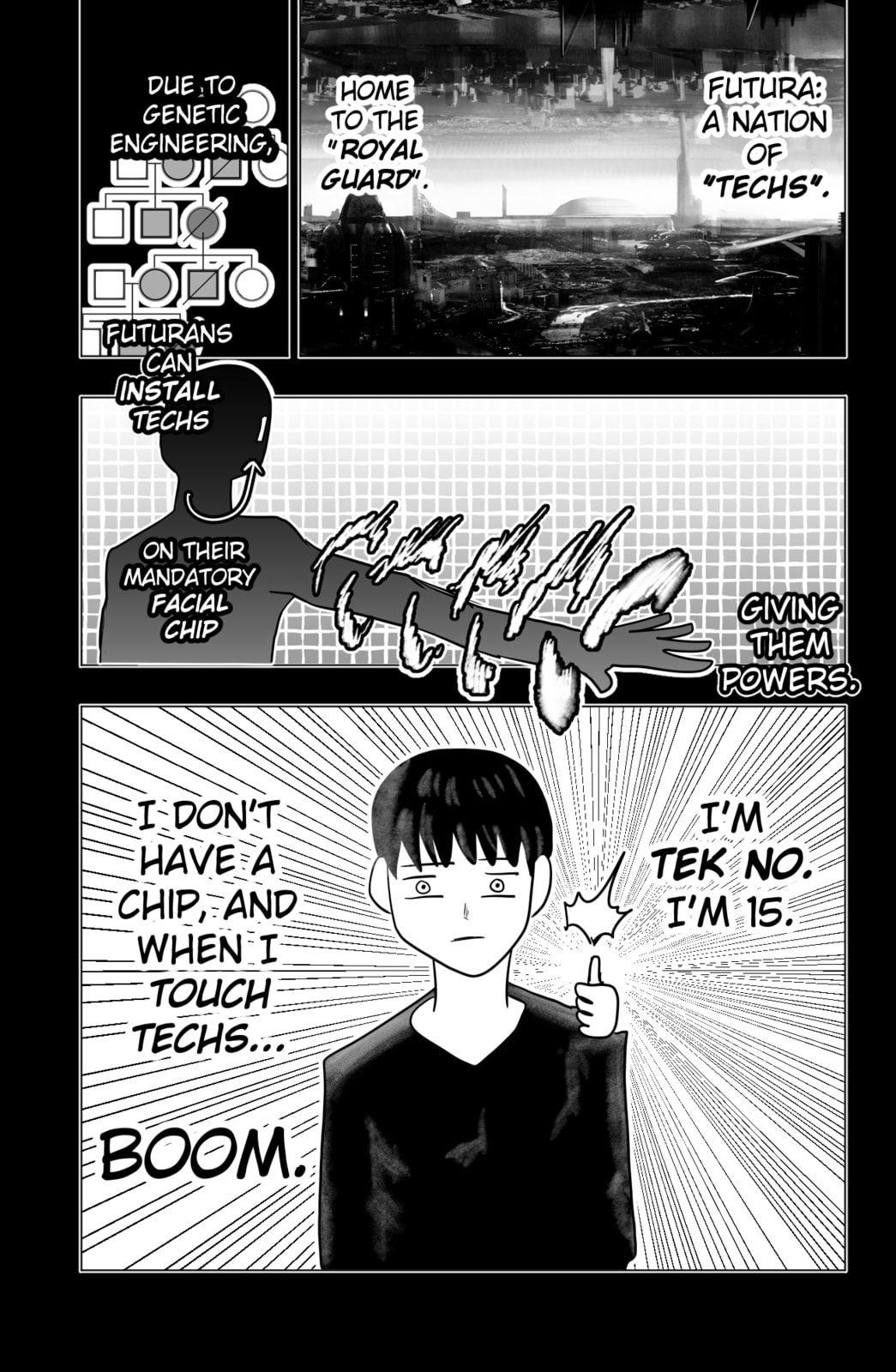 Read TEKNO chapter 1 image 3 on Lezhin