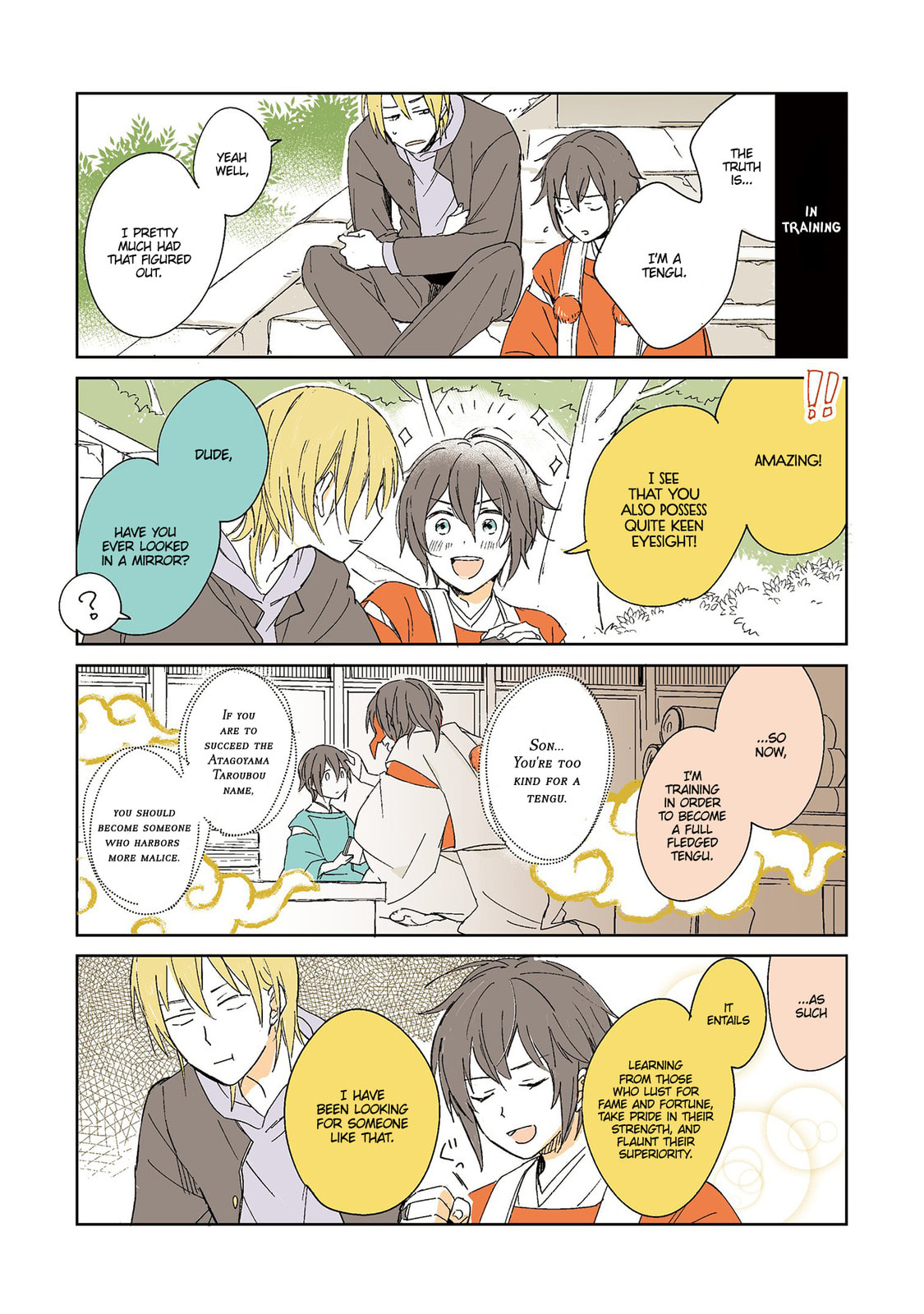 Read Tengu no Yomeiri (Colored) chapter 1 image 3 on Lezhin