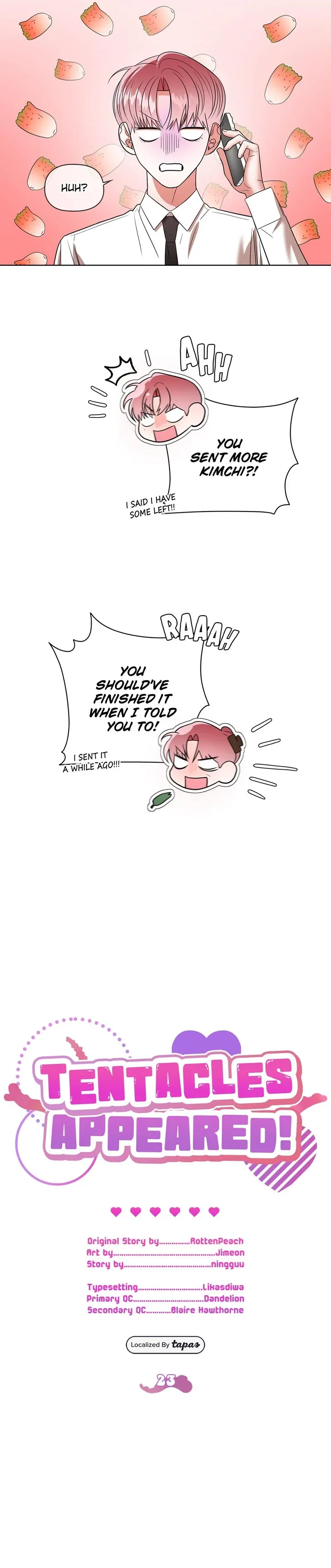 Read Tentacles Appeared! chapter 23 image 6 on Lezhin
