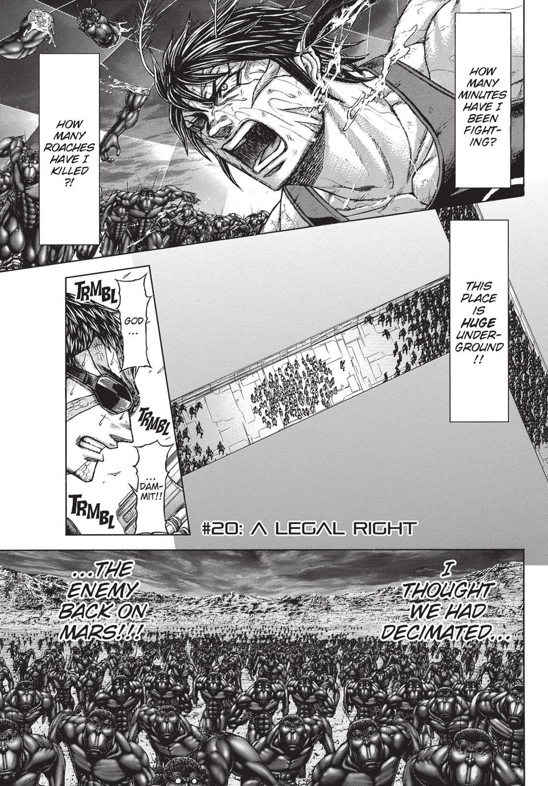 Read Terra Formars chapter 20.1 image 1 on Lezhin