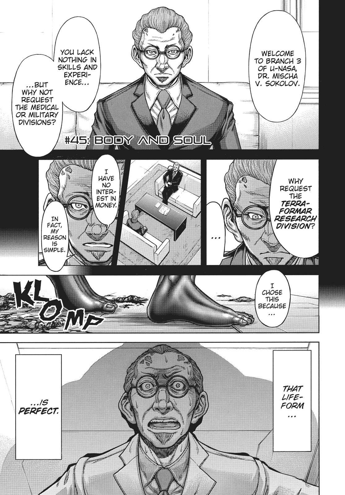 Read Terra Formars chapter 45.1 image 1 on Lezhin