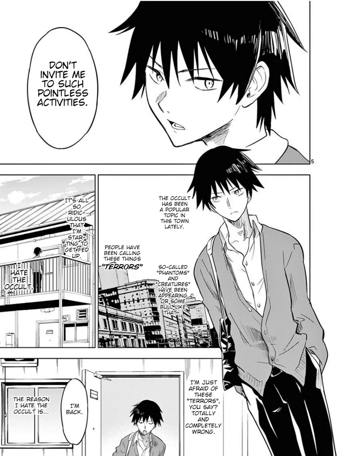 Read Terror Night chapter 1 image 14 on Lezhin