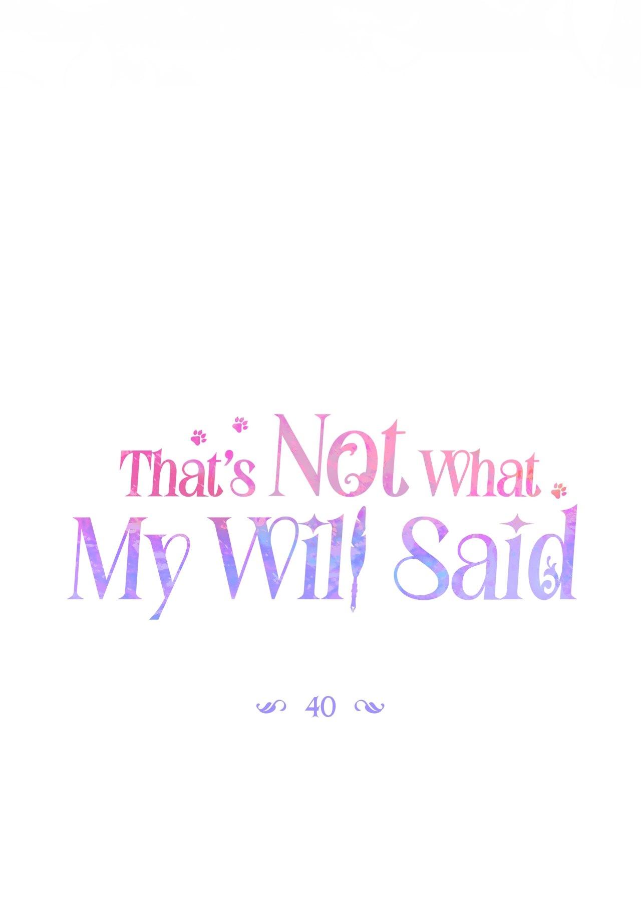 That's Not What My Will Said Chapter 40 page 21 - 