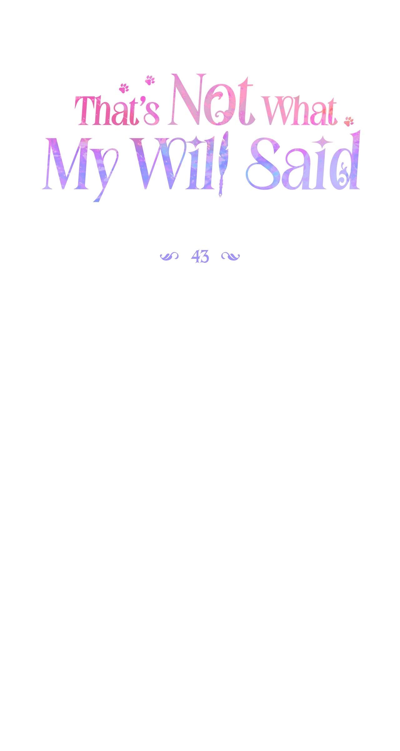 That's Not What My Will Said Chapter 43 page 12 - 