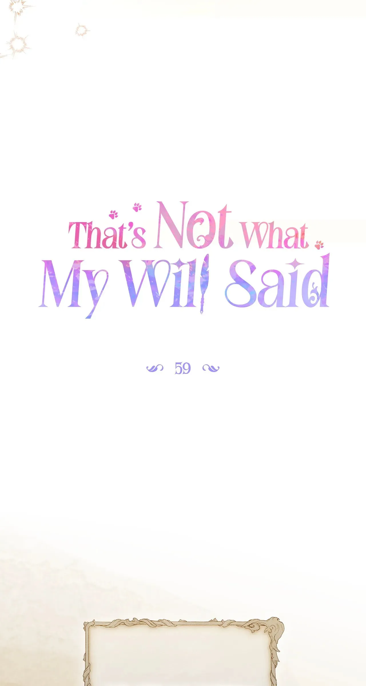 That's Not What My Will Said Chapter 59 page 6 - 