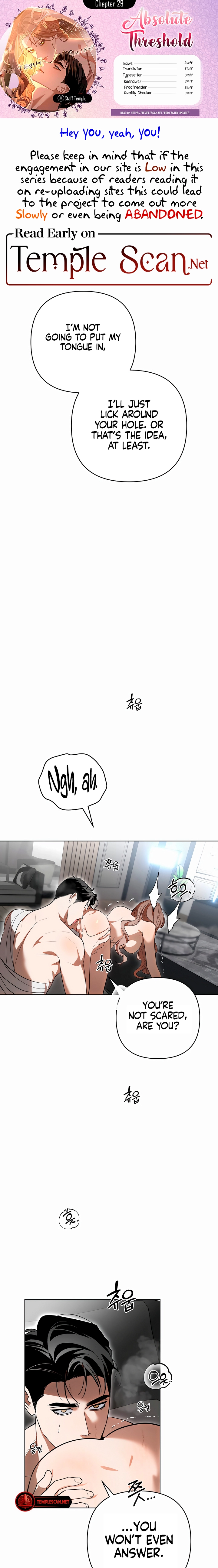Read The Absolute Threshold chapter 29 image 0 on Lezhin