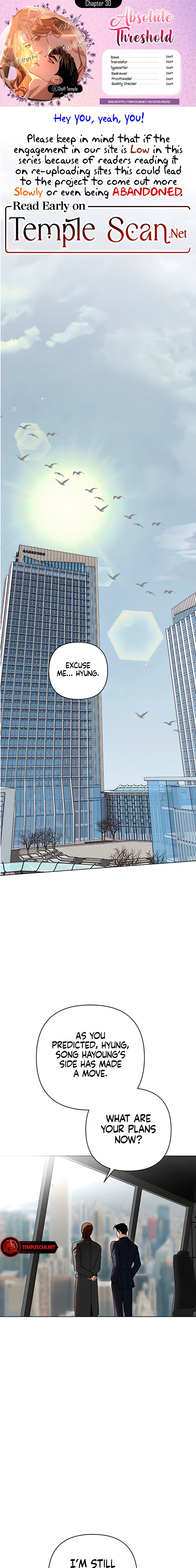 Read The Absolute Threshold chapter 30 image 0 on Lezhin