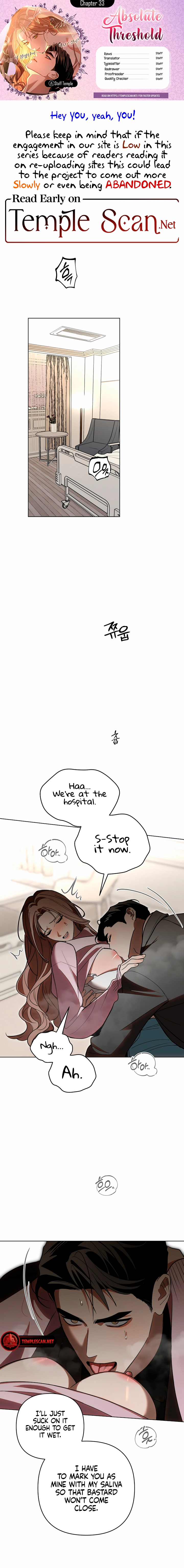Read The Absolute Threshold chapter 33 image 0 on Lezhin