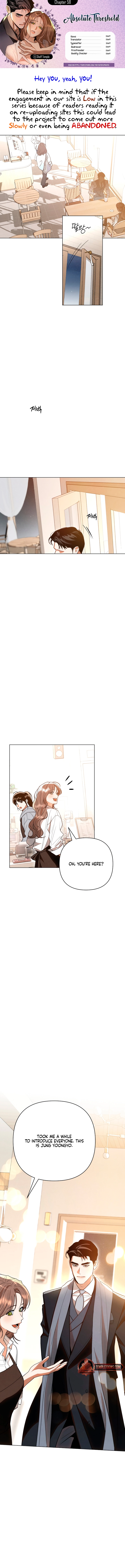 Read The Absolute Threshold chapter 58 image 0 on Lezhin