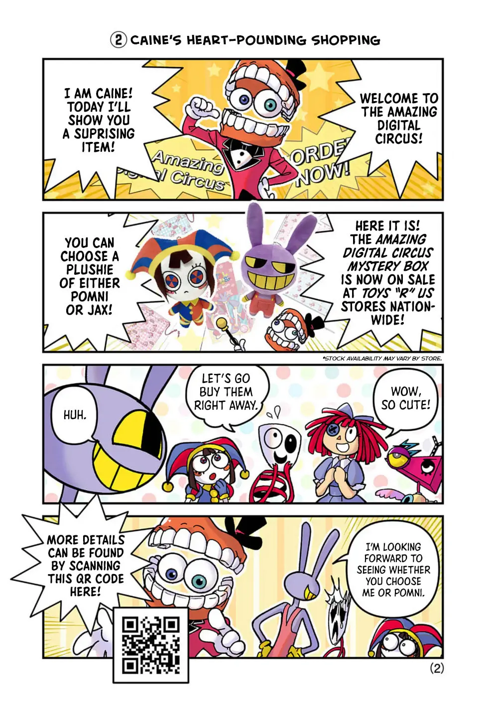 Read The Amazing Digital Circus chapter 2.5 image 1 on Lezhin