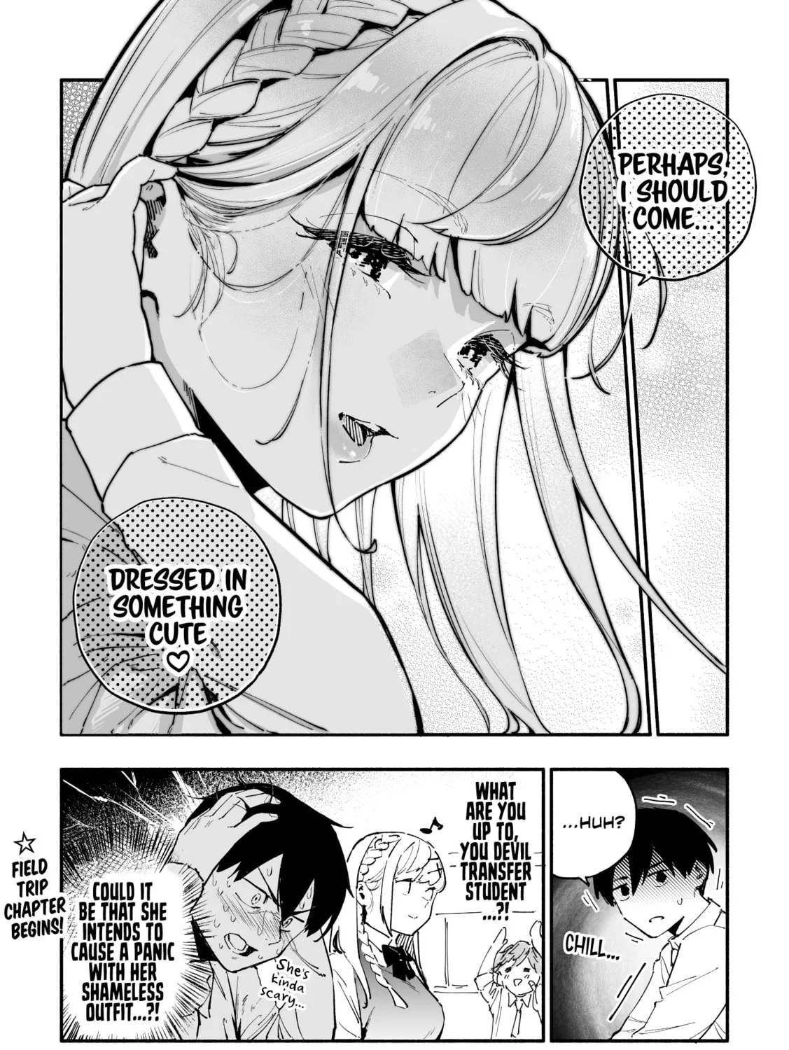 The Angelic Transfer Student and Mastophobia-kun Chapter 8 page 7 - 
