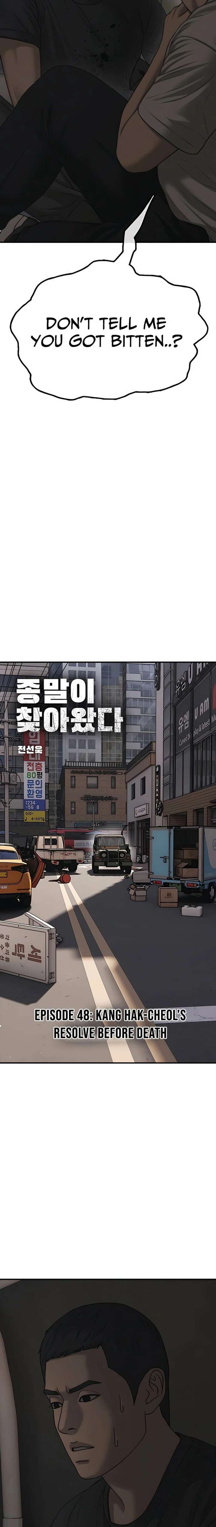 Read The Apocalypse is Here chapter 48 image 3 on Lezhin