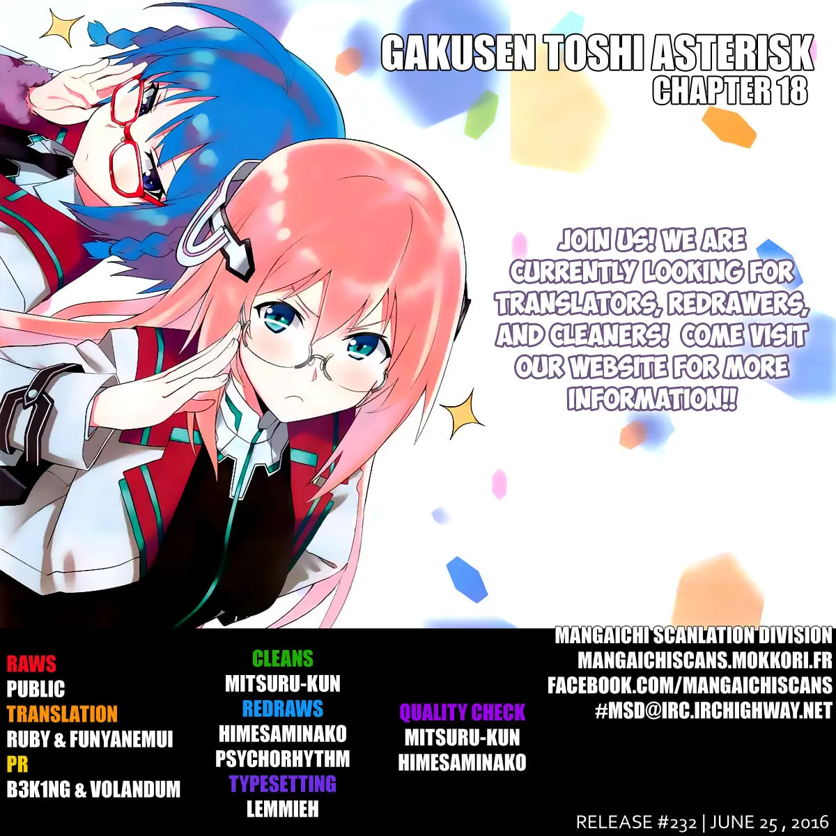 Read The Asterisk War chapter 18 image 1 on Lezhin