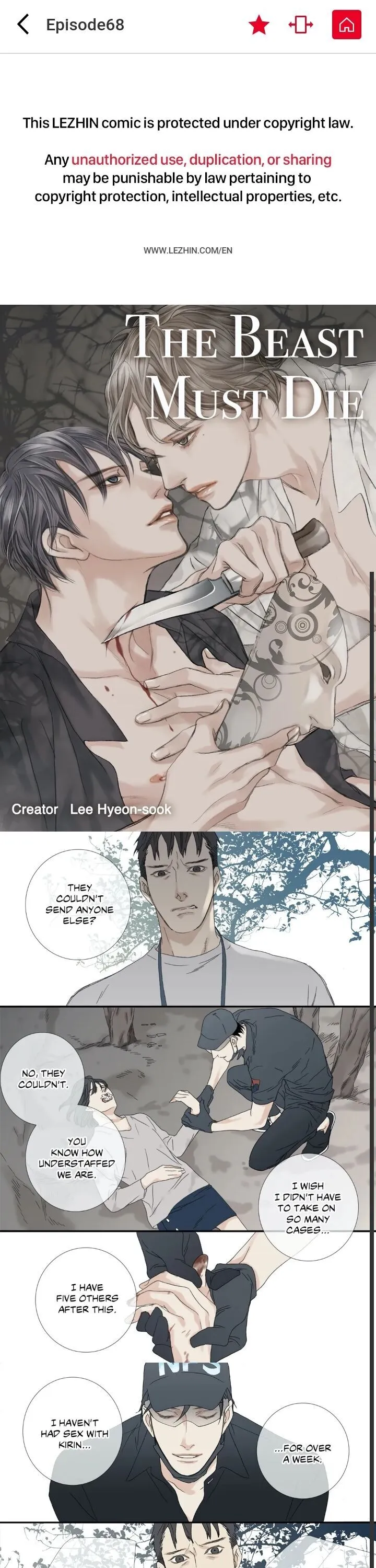 Read The Beast Must Die chapter 8 image 1 on Lezhin