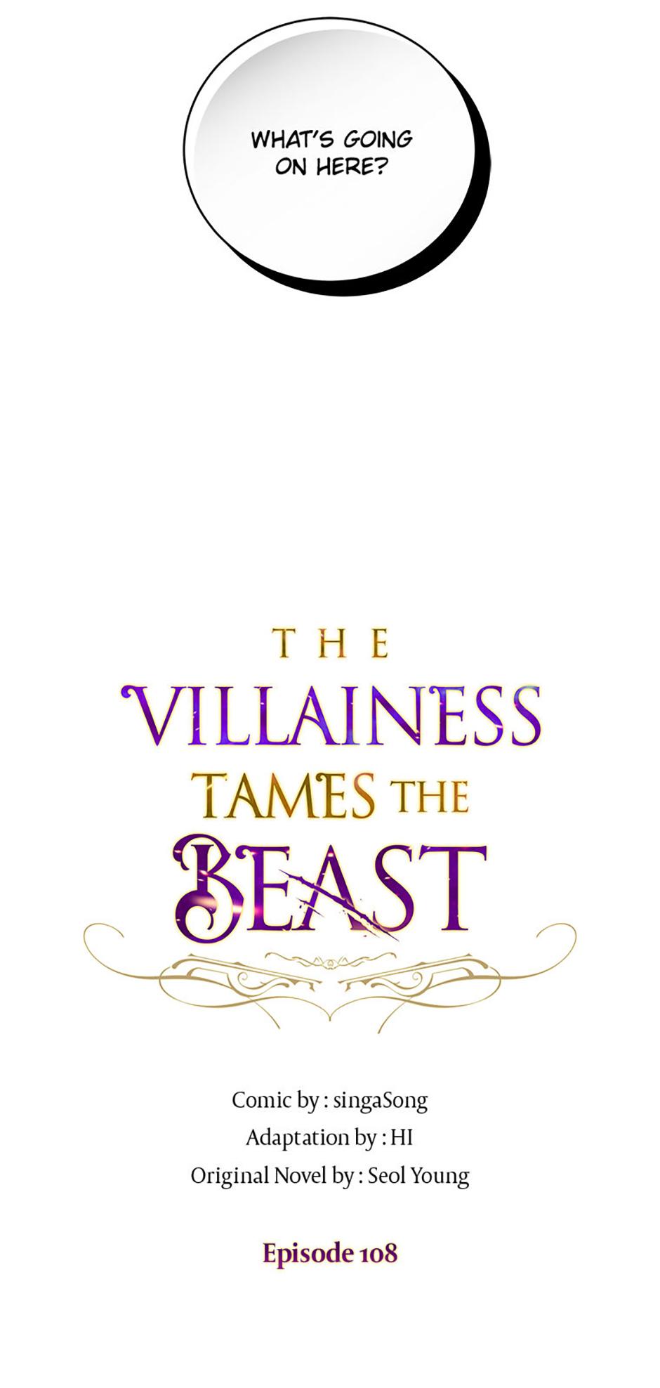 The Beast Tamed by the Villainess Chapter 108 page 33 - 