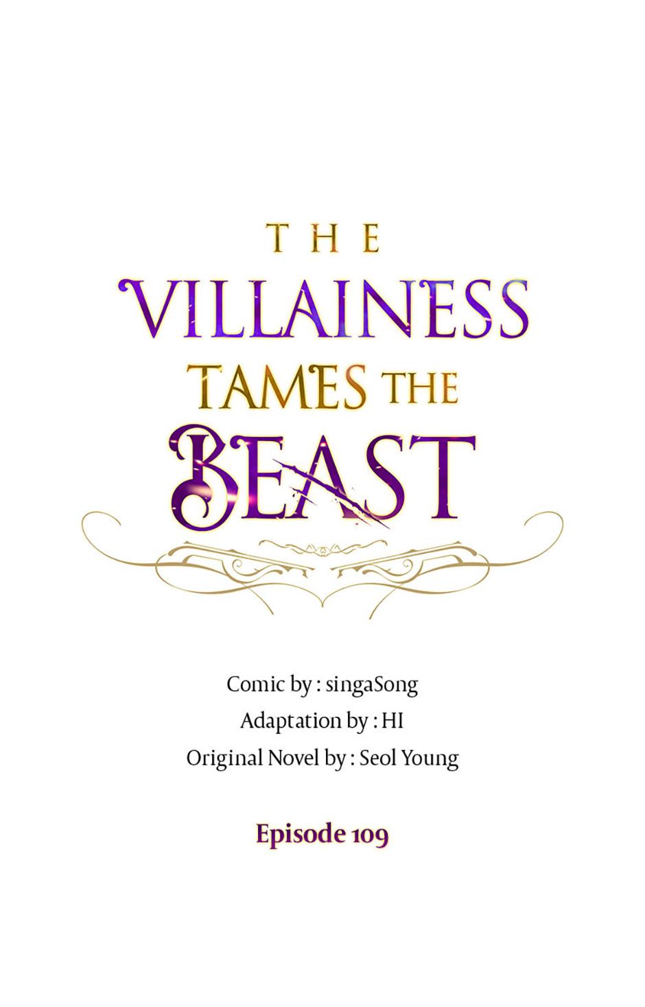The Beast Tamed by the Villainess Chapter 109 page 37 - 
