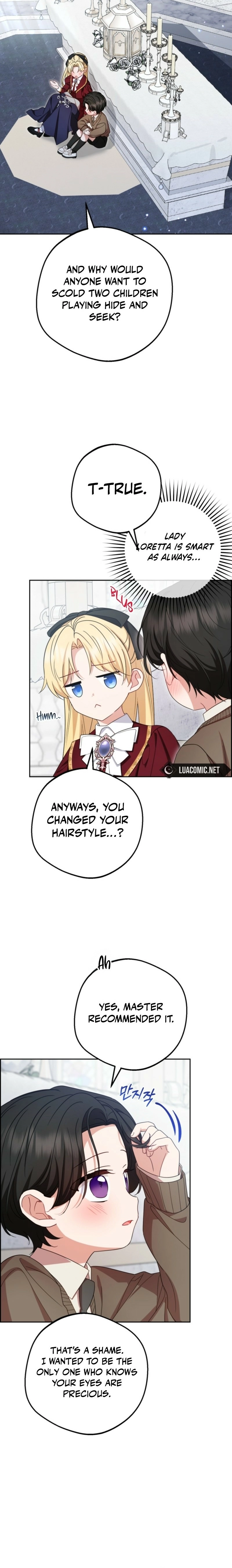 Read The Beloved Bashful Villainess chapter 98 image 1 on Lezhin