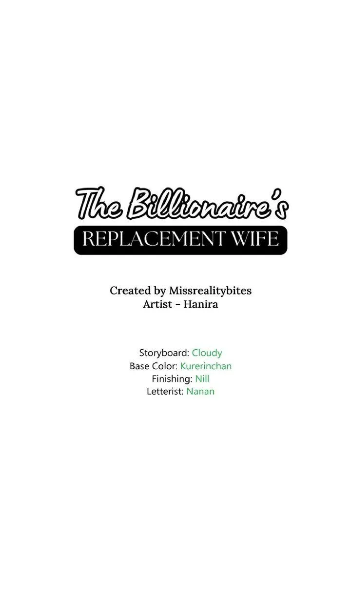 The Billionaire’s Replacement Wife Chapter 88 page 72 - 