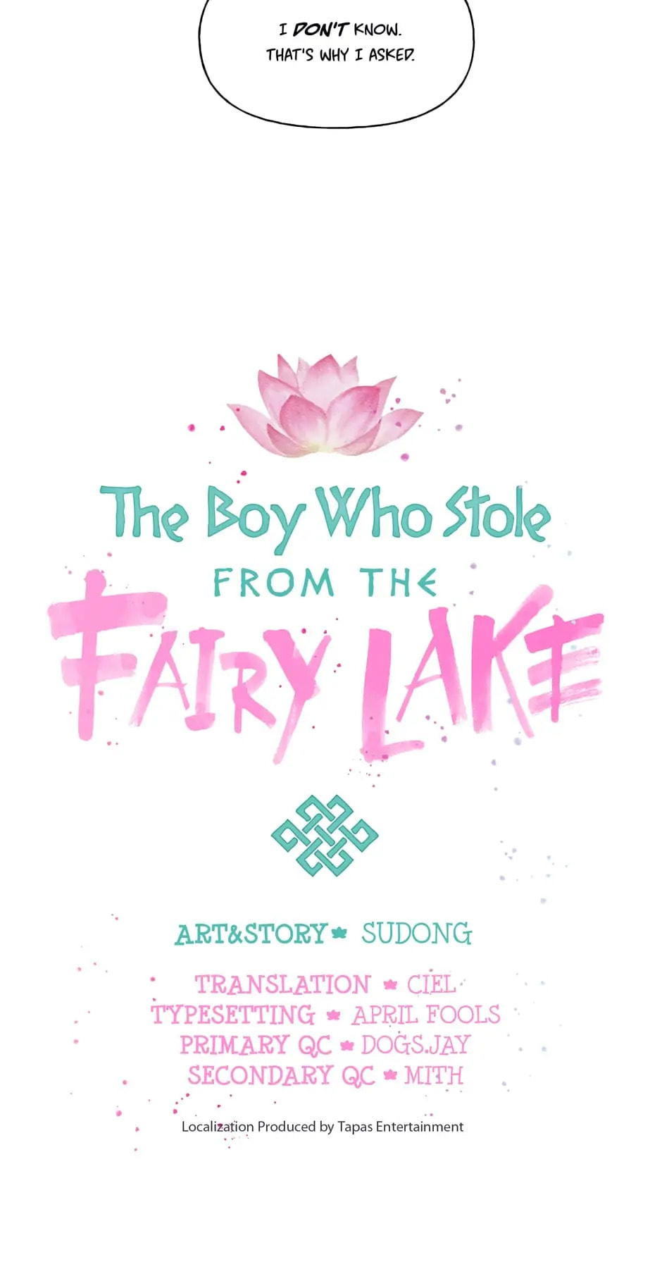 The Boy Who Stole From the Fairy Lake Chapter 45 page 7 - 
