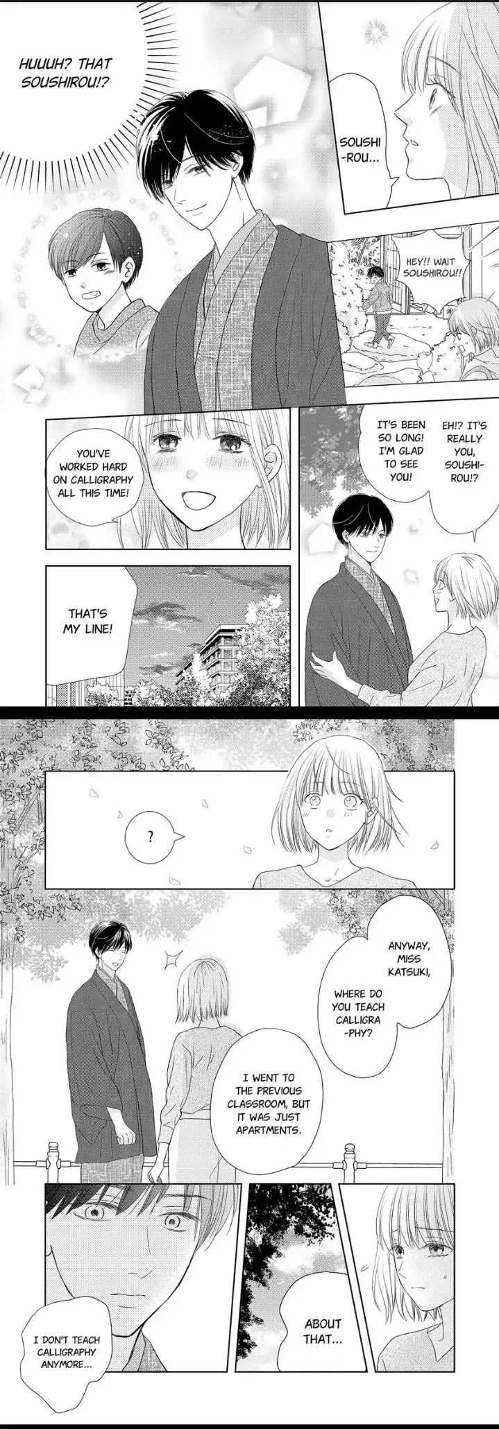 Read The Brush That Traces Love chapter 2 image 2 on Lezhin