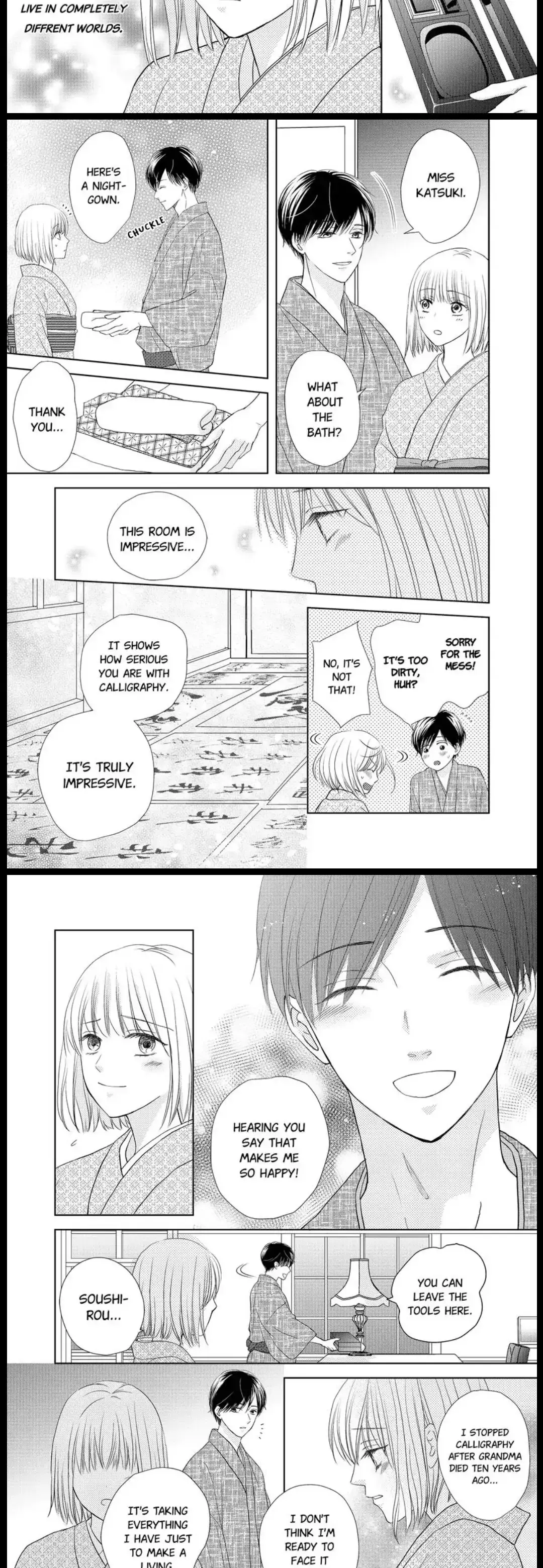 Read The Brush That Traces Love chapter 4 image 2 on Lezhin