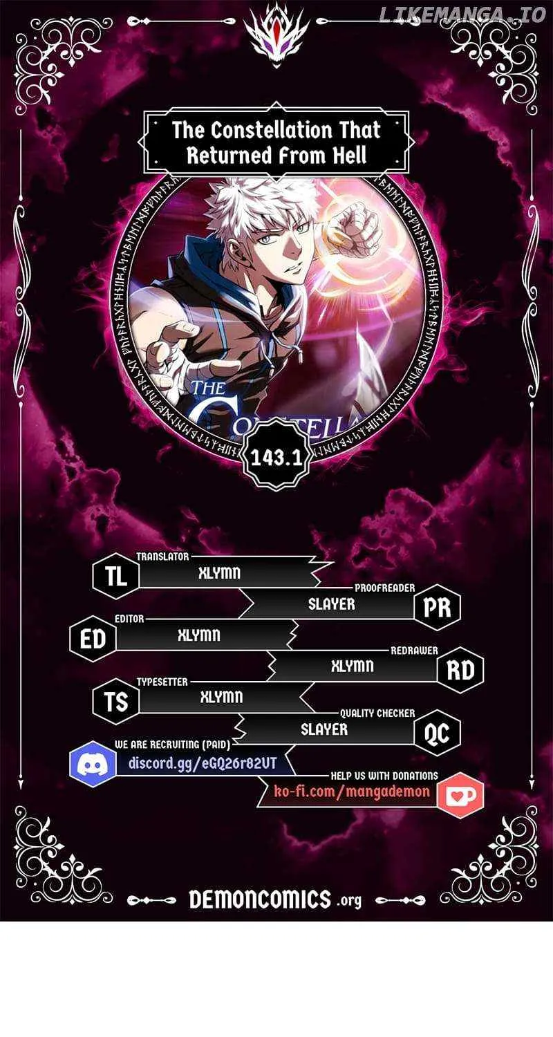 Read The Celestial Returned from Hell chapter 143.1 image 1 on Lezhin
