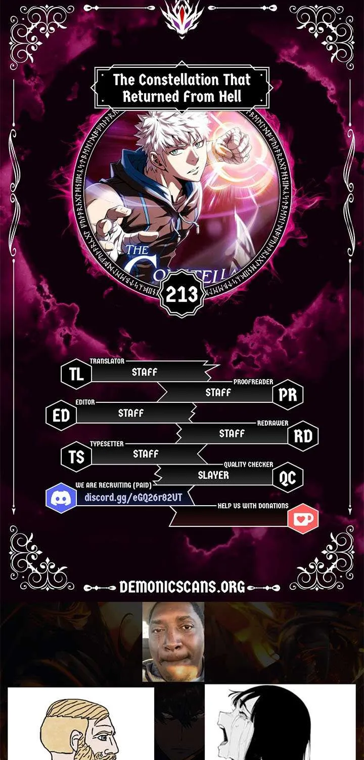 Read The Celestial Returned from Hell chapter 213 image 1 on Lezhin