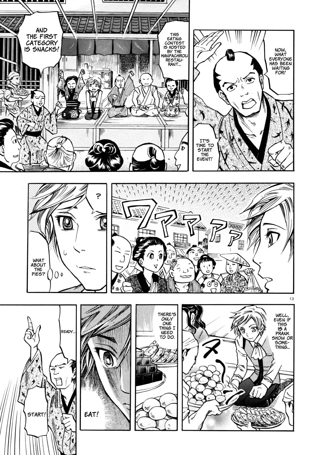 Read The Competitive Eater Who Leapt Through Time chapter 0 image 12 on Lezhin
