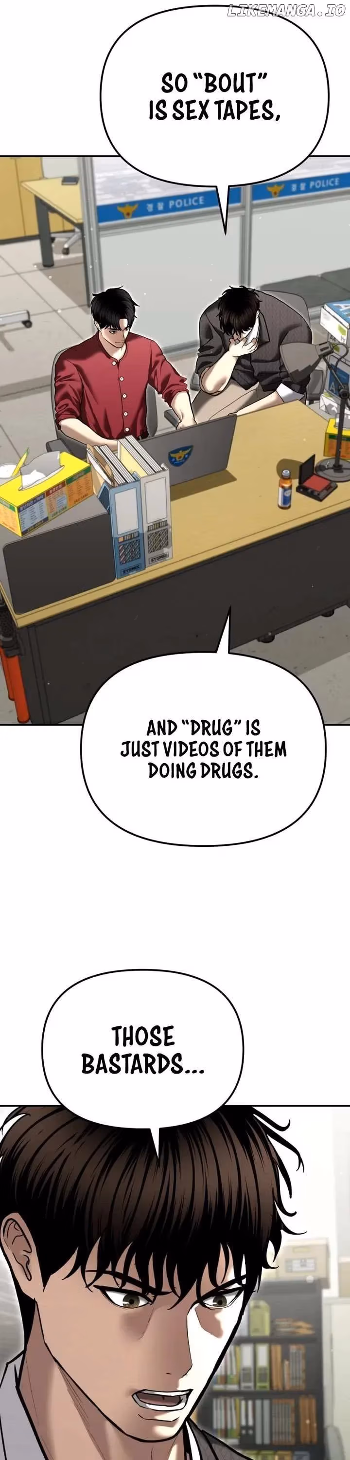 Read The Cop Is Too Strong chapter 50 image 57 on Lezhin