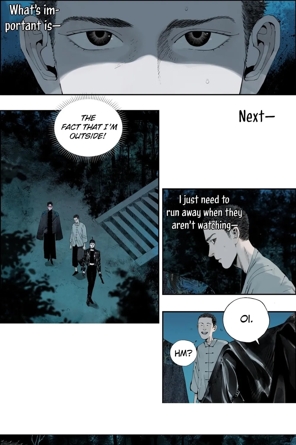 Read The Crow chapter 4 image 35 on Lezhin