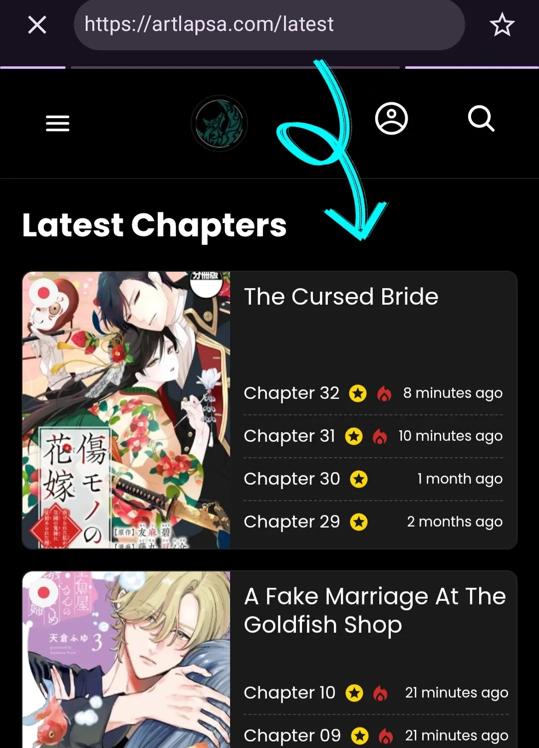 The cursed bride Chapter 11 page 1 - 