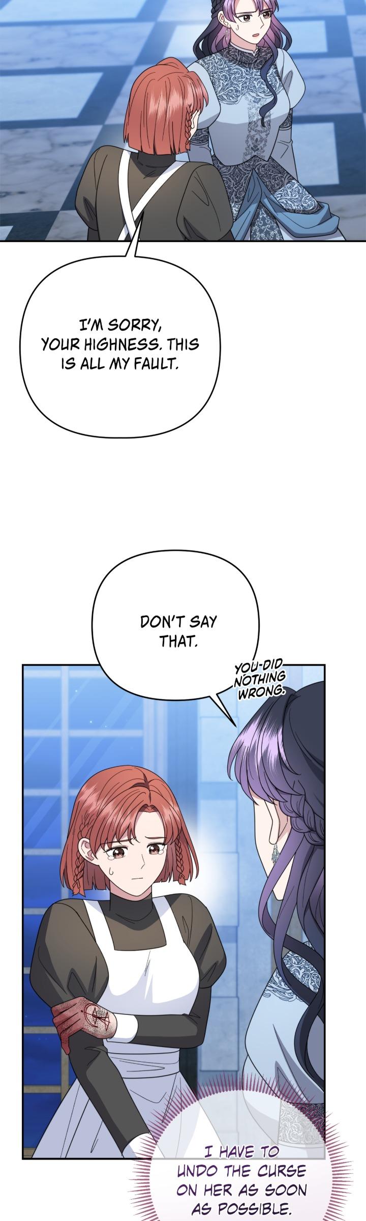 Read The Cursed Princess Must Rewind the Clock chapter 49 image 18 on Lezhin