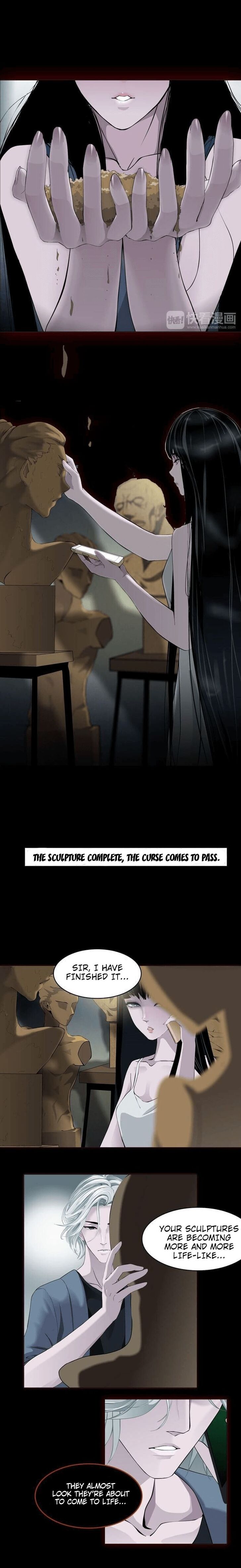 Read The Cursed Sculpture chapter 1.1 image 4 on Lezhin