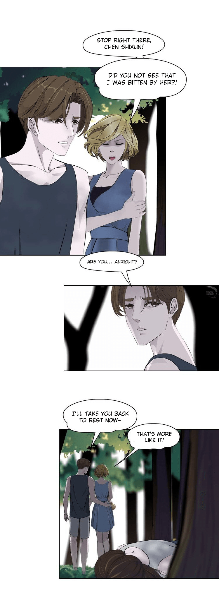 Read The Cursed Sculpture chapter 21 image 15 on Lezhin