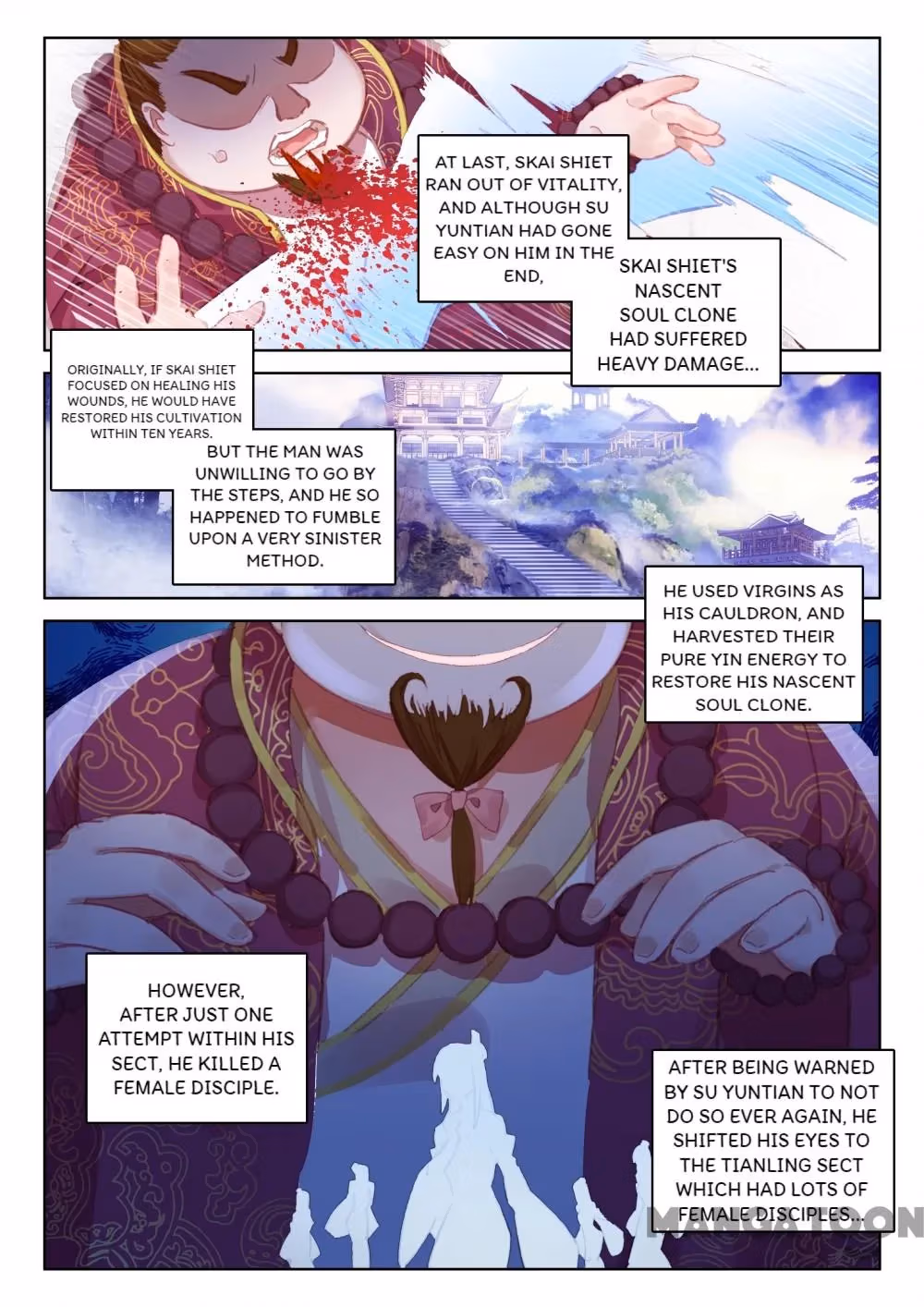 Read The Divine Punished One chapter 101 image 3 on Lezhin